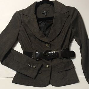 Iz byer xs jacket with belt